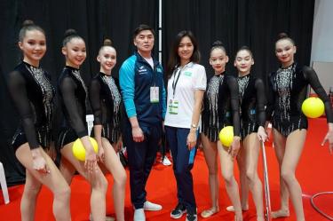 Казахстанские гимнастки победили в финале чемпионата Азии
