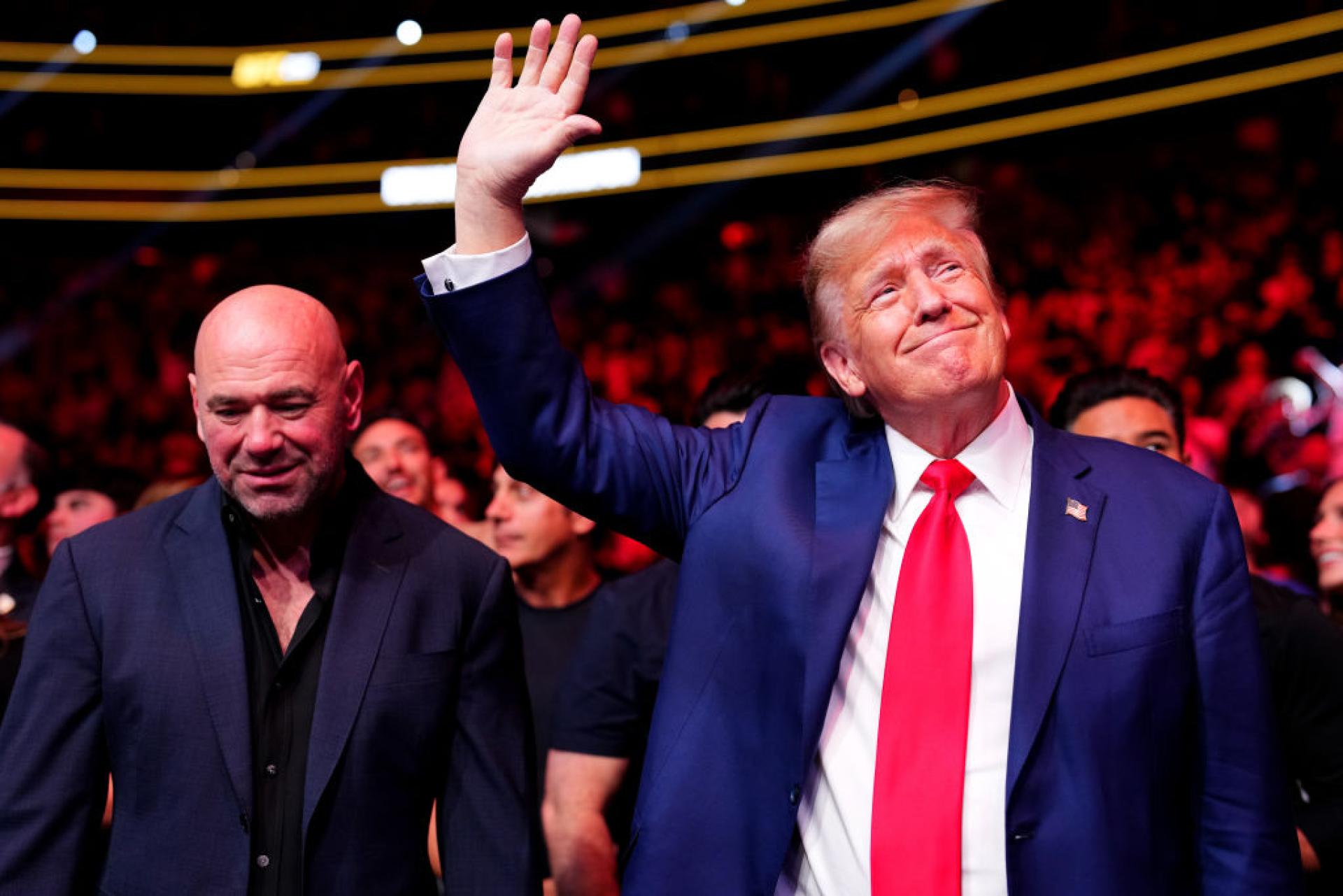 Дана Уайт, Дональд Трамп. Photo: Getty images