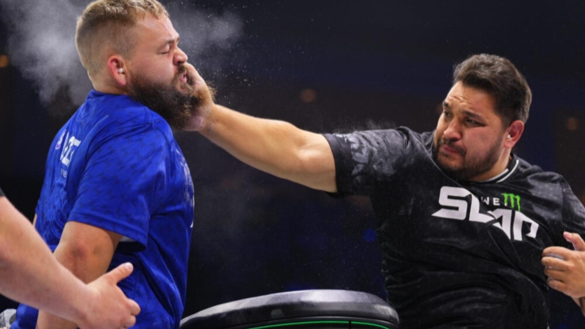 Первый удар Найманбаева принес ему победу на Power Slap 14