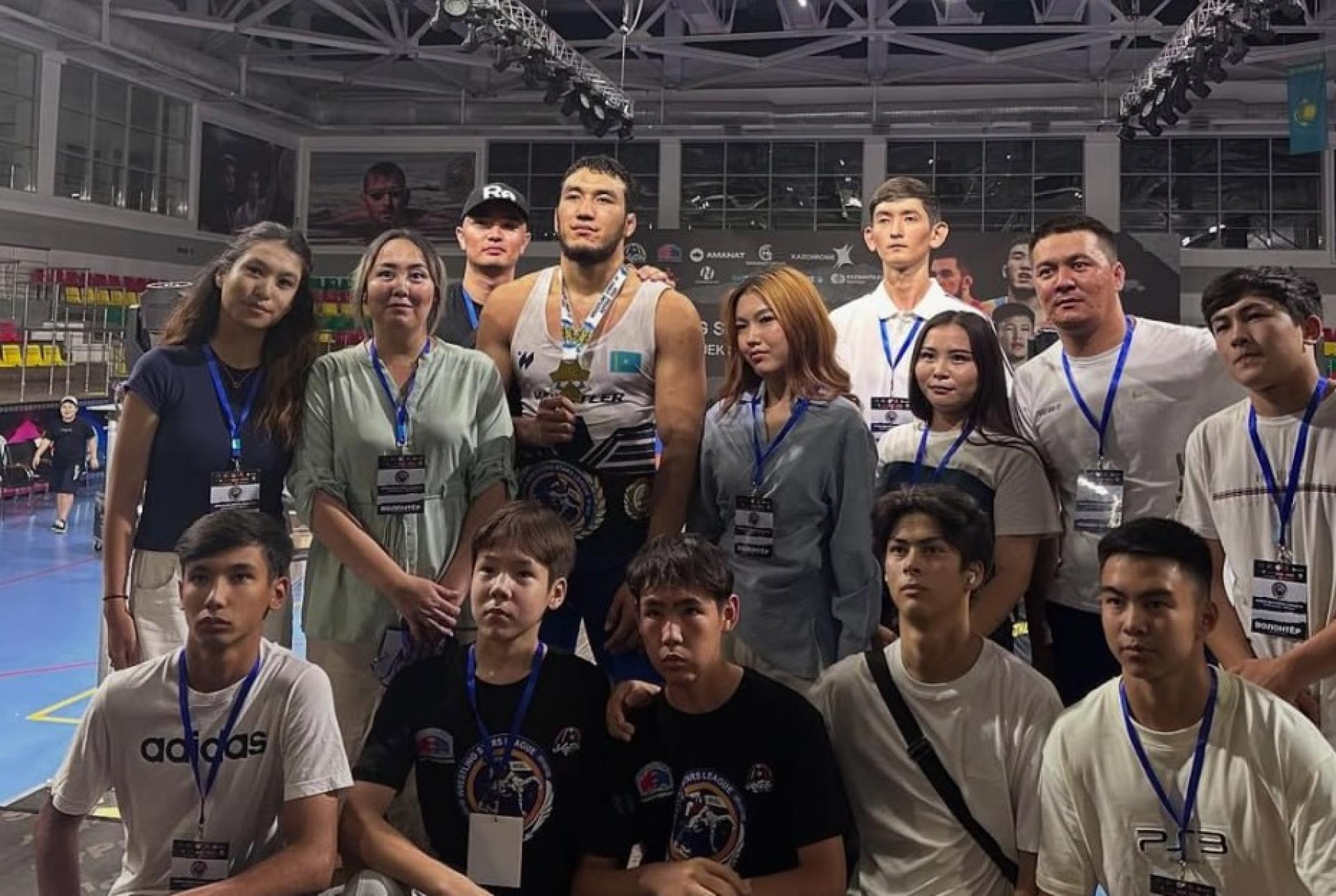 Айтмухан выиграл актюбинский этап Wrestling Stars League