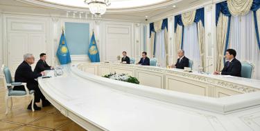 Касым-Жомарт Токаев встретился с главой Всемирной федерации таеквондо