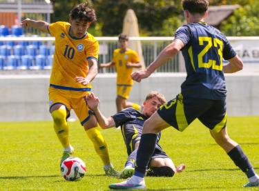 Казахстан U-19 обыграл Шотландию на турнире в Словении