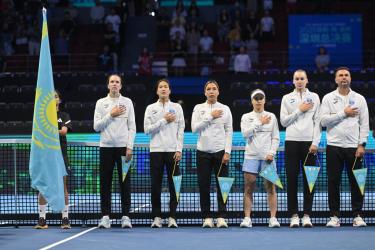Казахстан выбыл из командного чемпионата мира по теннису после поражения от США
