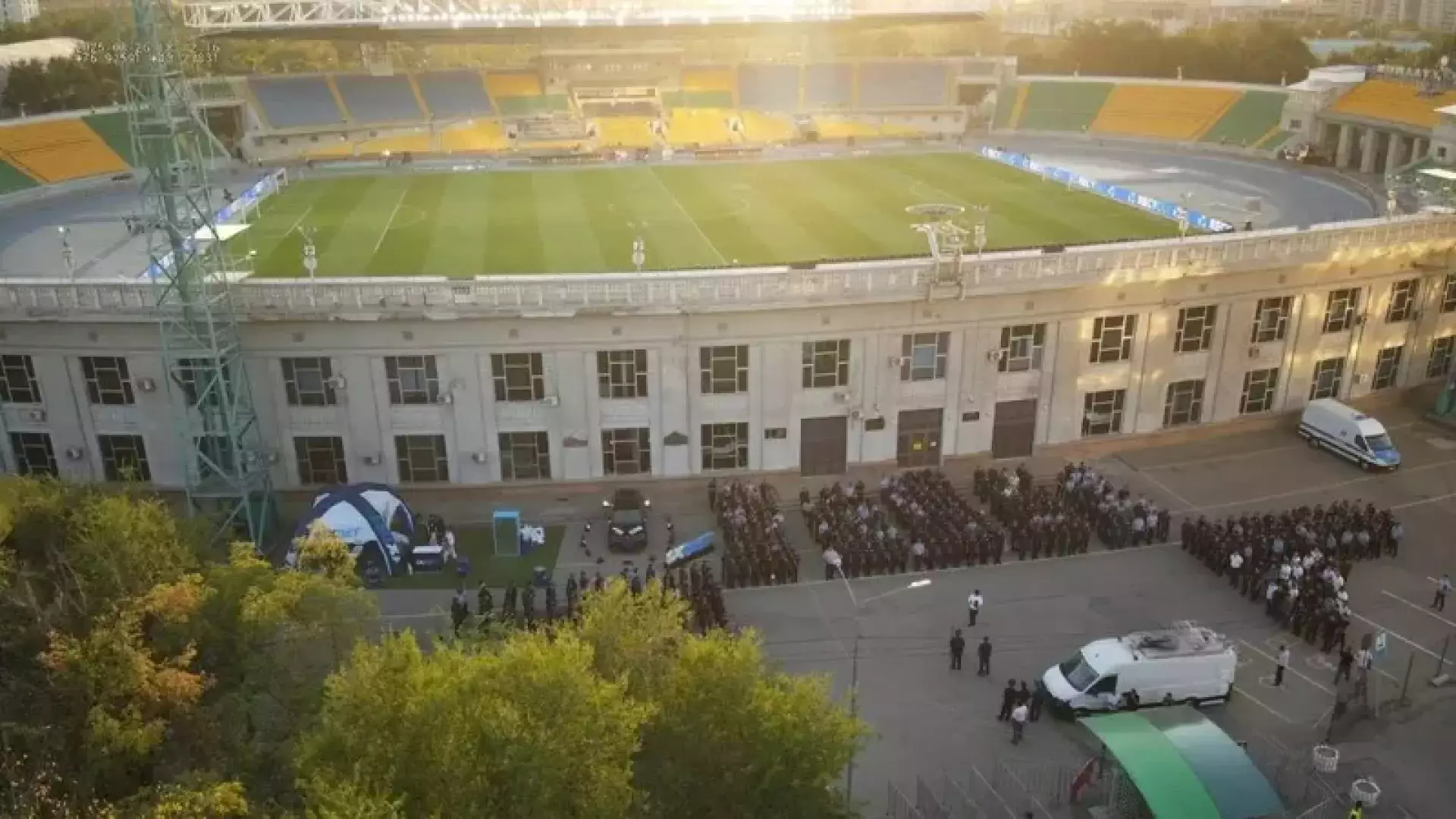Полиция разогнала болельщиков у стадиона перед тренировкой «Реала»