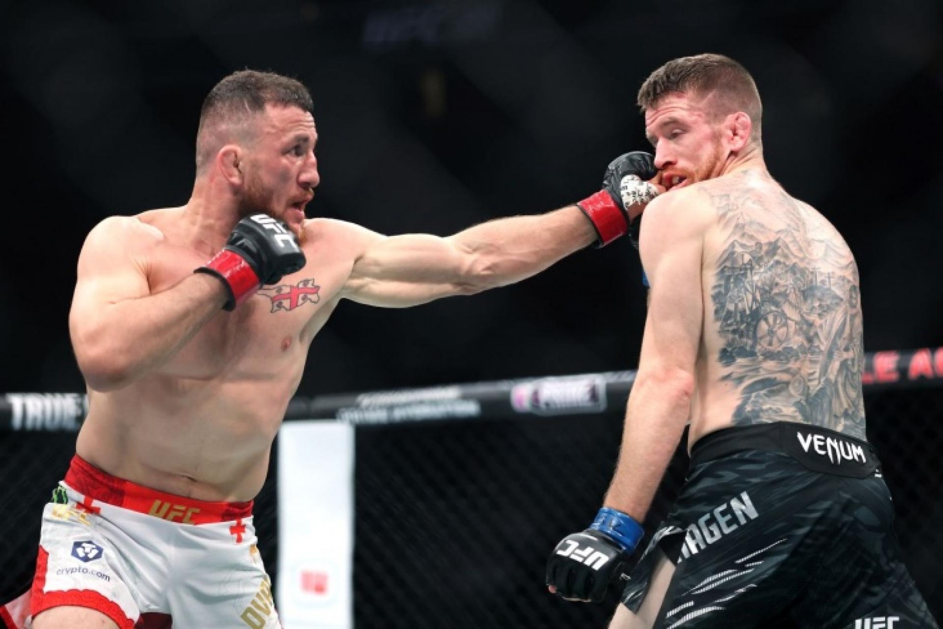 Двалишвили разобрал Сэндхагена и удержал титул UFC третий раз