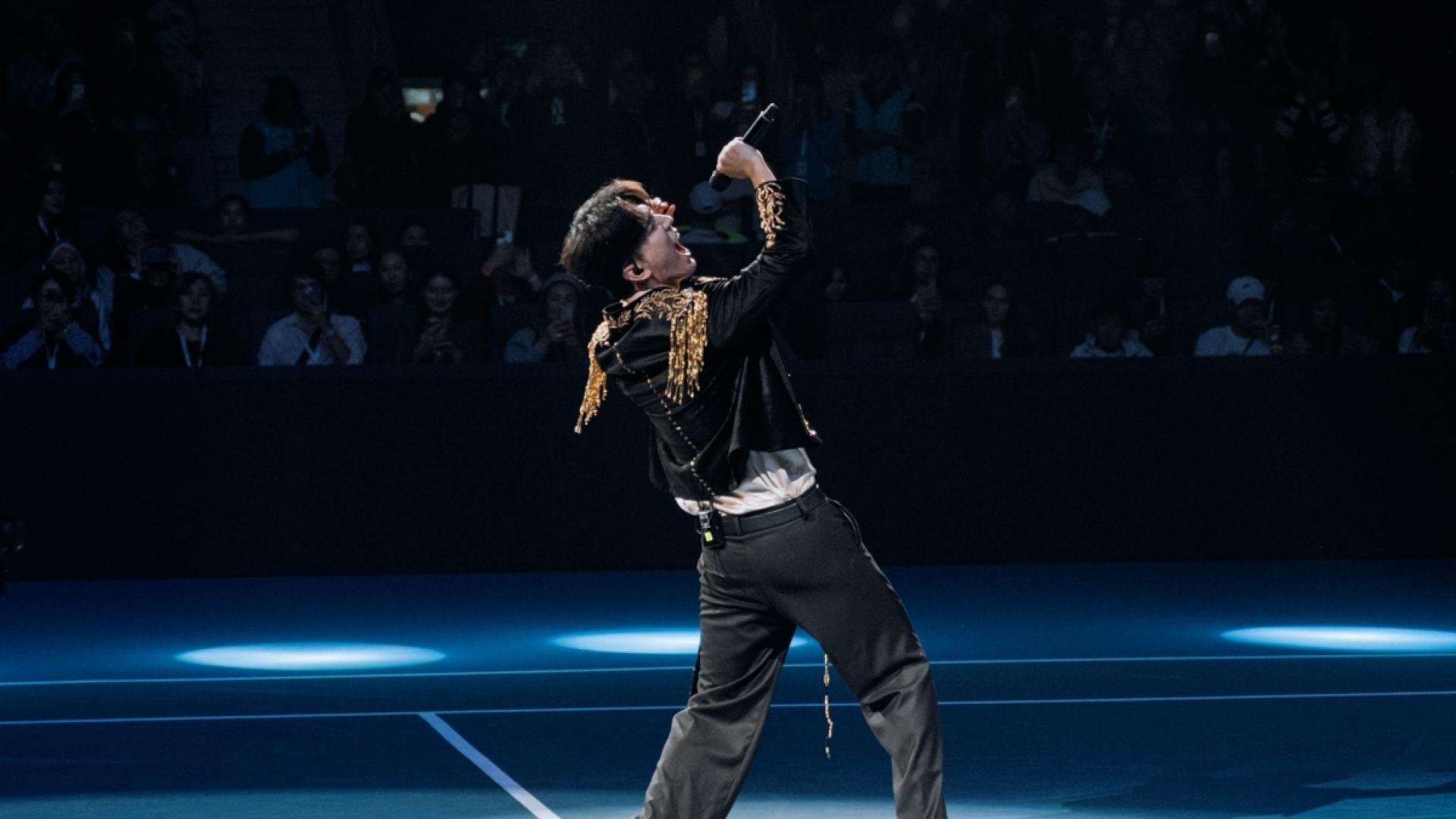 Димаш Кудайберген удивил зрителей на турнире Almaty Open