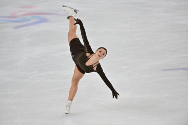 Самоделкина на втором месте после короткой программы Гран-при в Японии