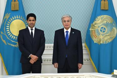 Президент ПСЖ посетил Казахстан и провёл переговоры с Касым-Жомартом Токаевым