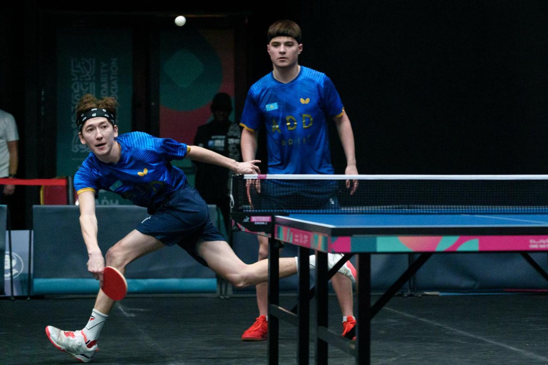 Казахстан устроил разгром в финале настольного тенниса на Исламиаде и взял золото