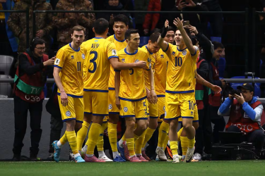 Казахстан в меньшинстве удержал ничью с Бельгией в отборе ЧМ-2026