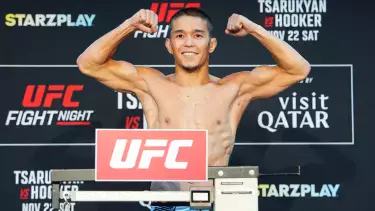 Алмабаев и Алмахан уложились в вес перед турниром UFC в Катаре