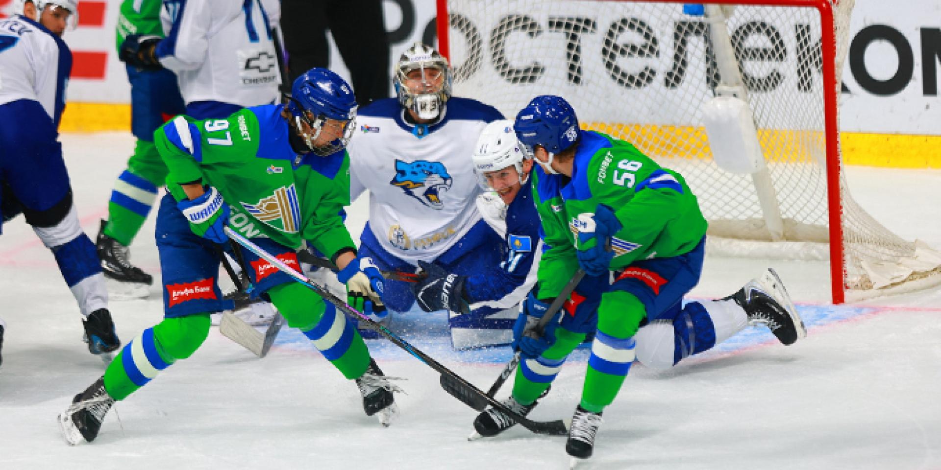 «Барыс» уничтожили в Уфе, в матче с 11 шайбами