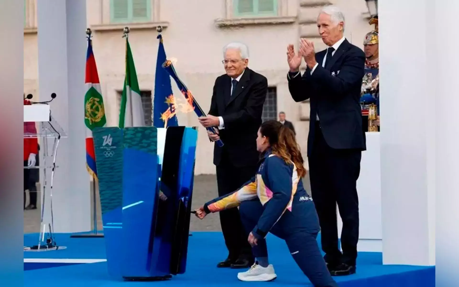 В Риме зажгли огонь зимних Олимпийских игр-2026