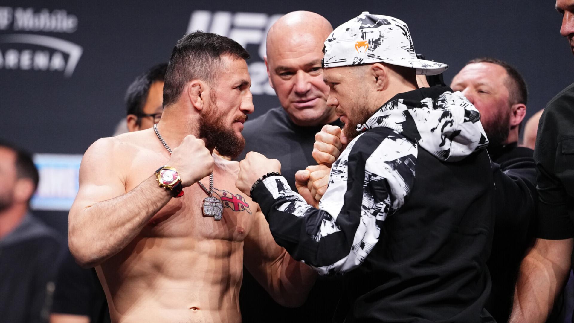 Стали известны официальные гонорары Яна и Двалишвили на UFC 323