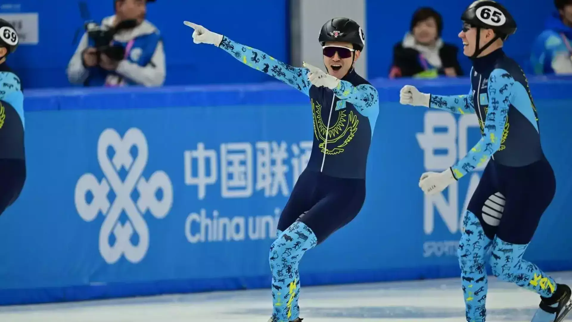 Сборная Казахстана по шорт-треку. Photo: из открытых источников