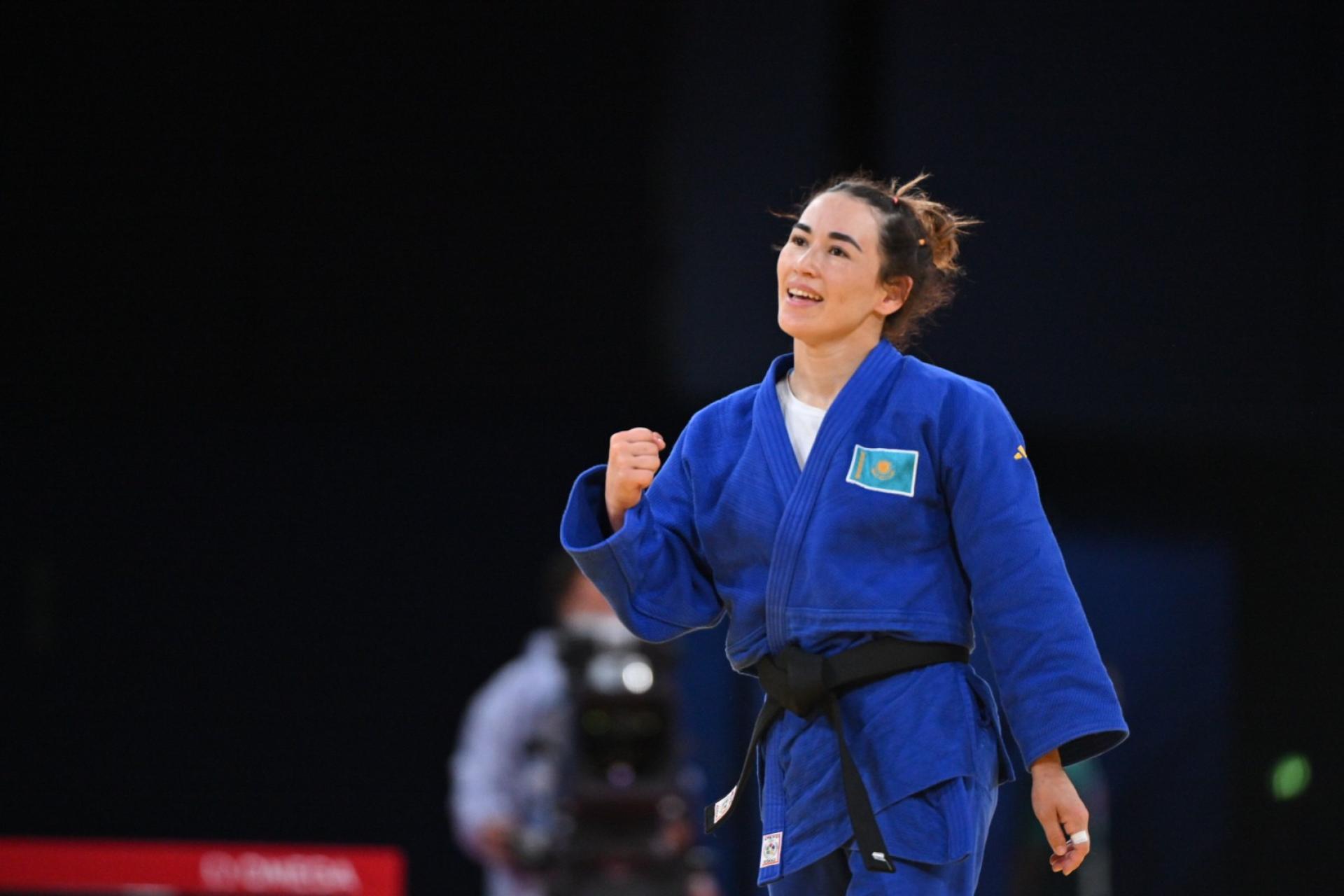Казахстанская дзюдоистка завершила сезон на вершине мирового рейтинга