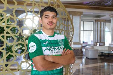 «Ахмат» официально представил Галымжана Кенжебека