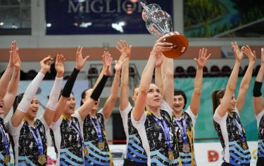 Команда ЛЧ выиграла Суперкубок Казахстана по волейболу