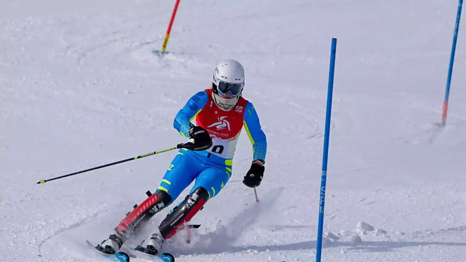 Казахстанская горнолыжница триумфально выиграла золото в Италии