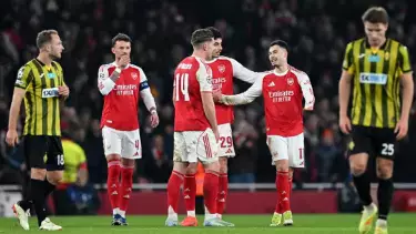 «Кайрат» забил дважды «Арсеналу» и попрощался с ЛЧ