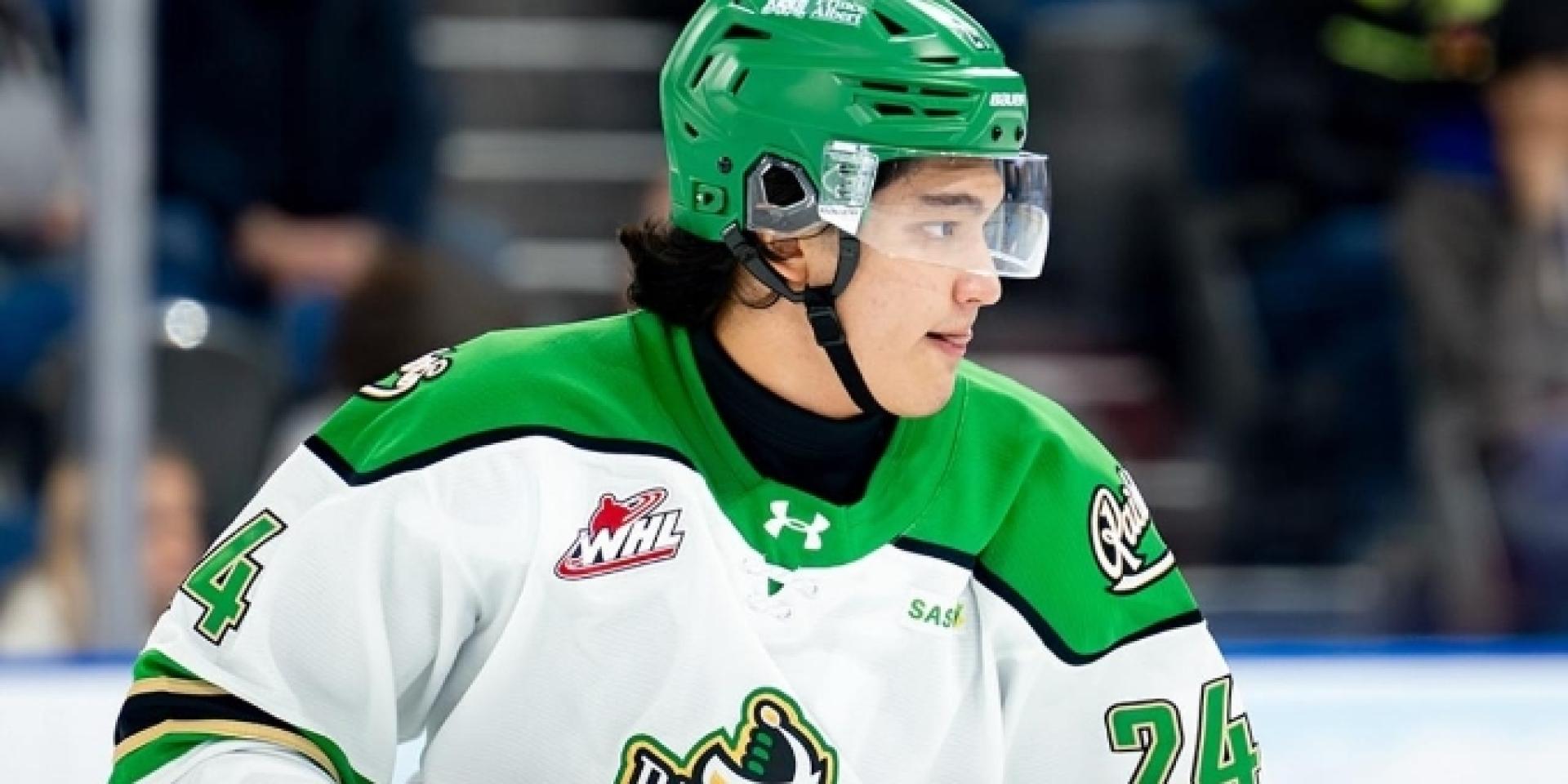 Казахстанец забил и отдал передачу в хоккейной лиге Канады