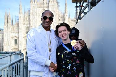 Шайдоров встретился со Снуп Доггом в Милане