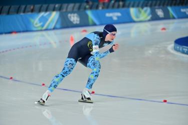 Казахстанская конькобежка выступила в финале масс-старта на Олимпиаде-2026