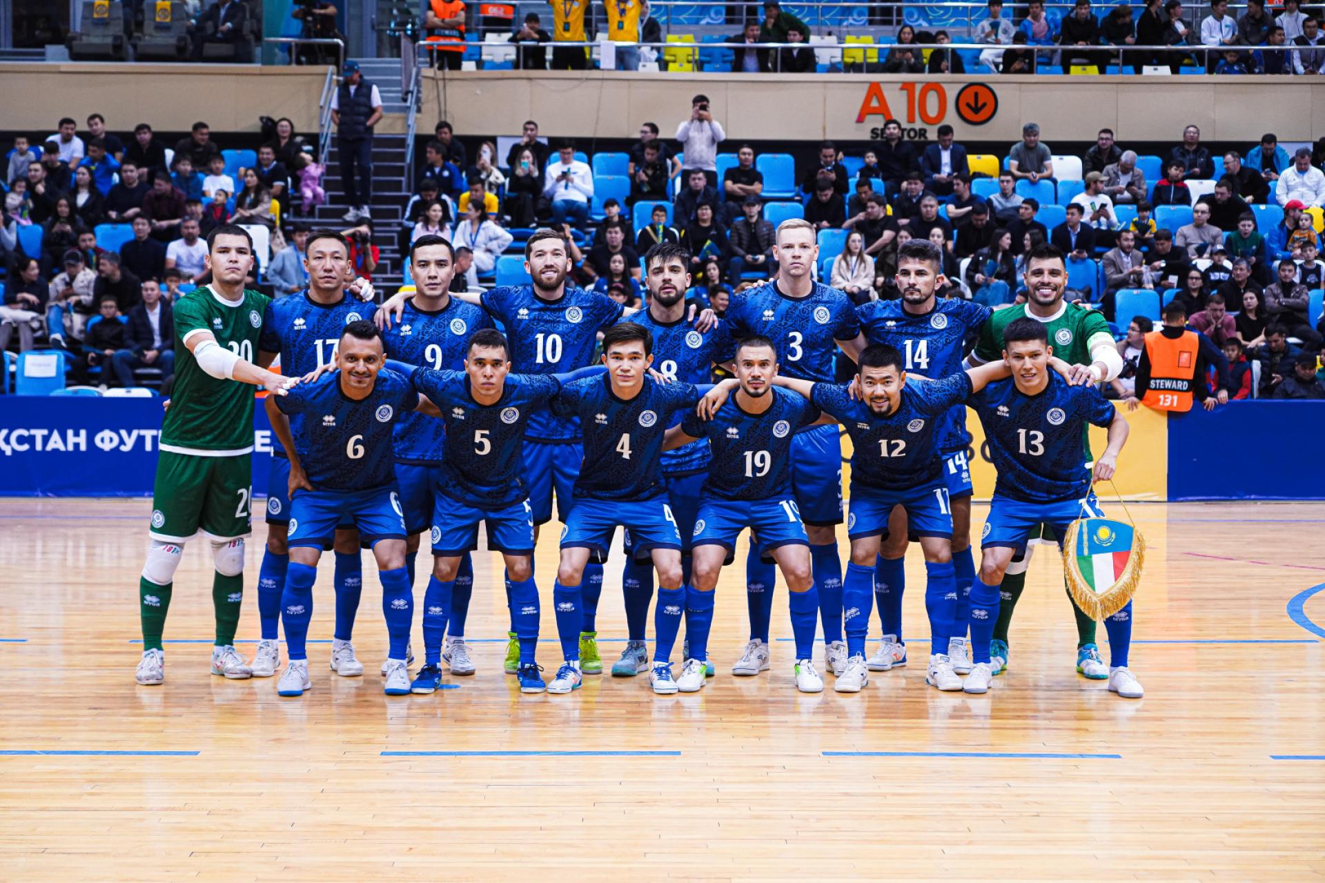 Казахстан вошел в четверку лучших сборных Европы по футзалу
