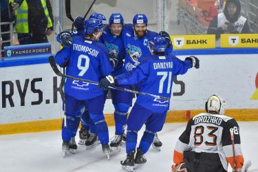 «Барыс» всухую обыграл «Амур» в матче КХЛ