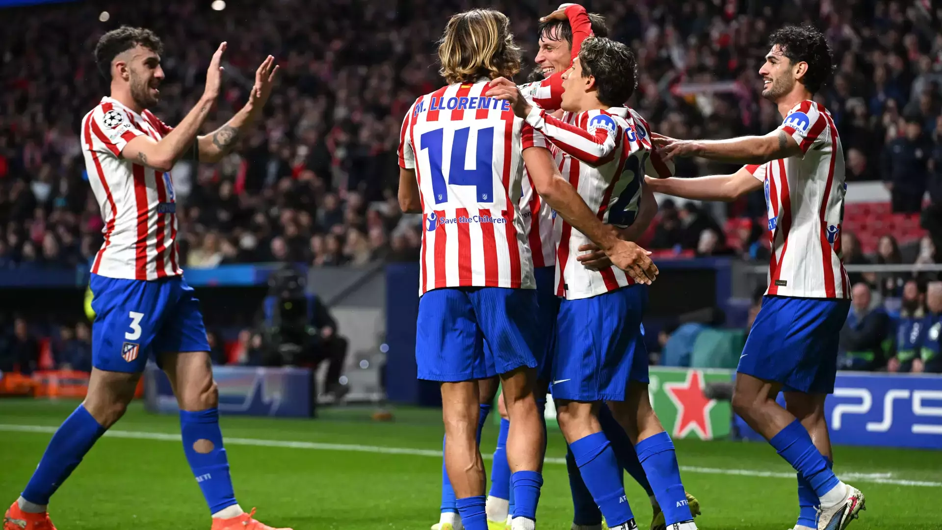 «Атлетико» устроил шоу с пятью забитыми и разгромил «Тоттенхэм» в  ЛЧ