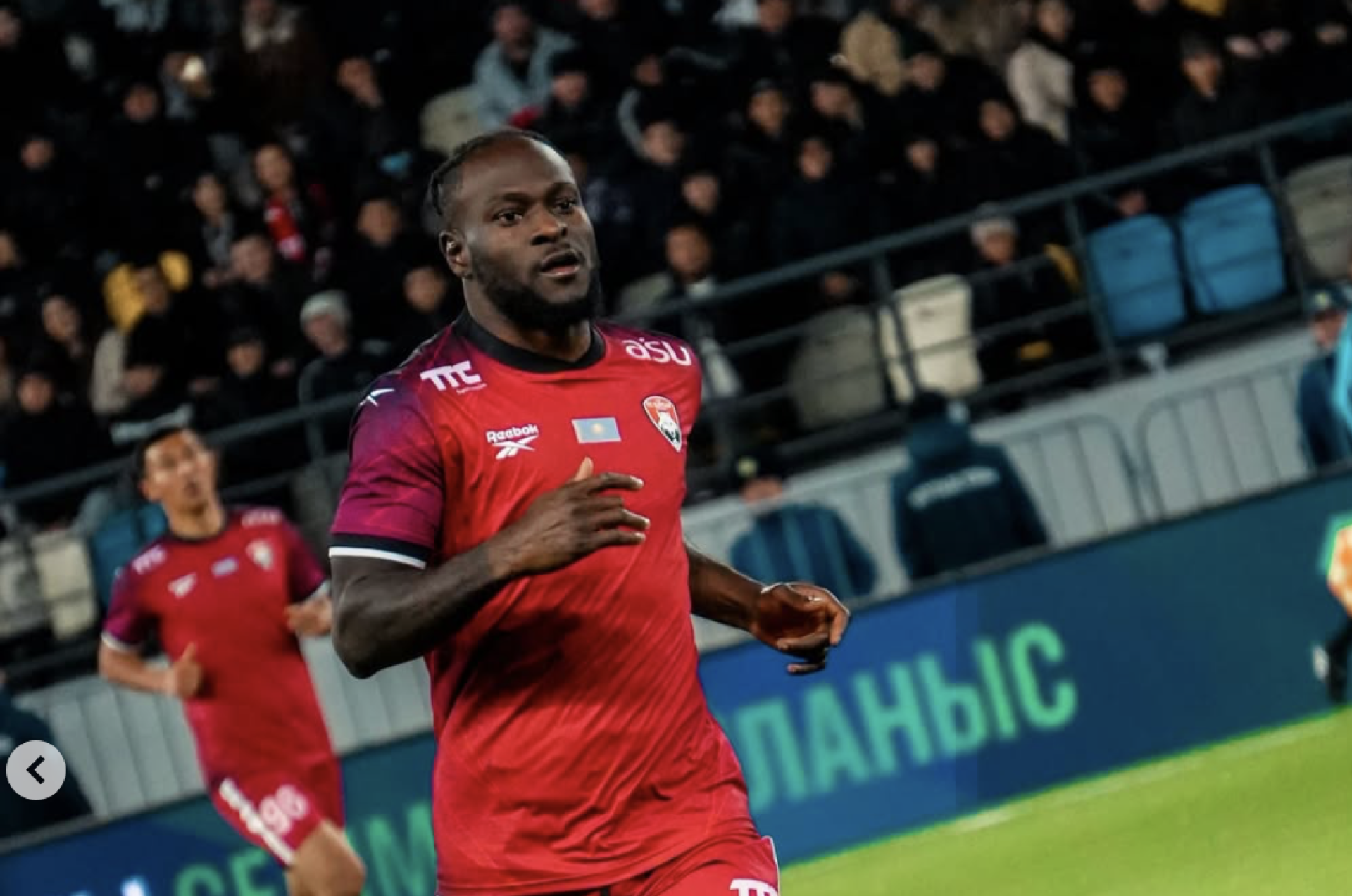 Дебют Мозеса помог «Кайсару» отобрать очки у «Астаны»