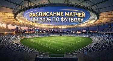 Опубликовано расписание матчей ЧМ-2026 по футболу