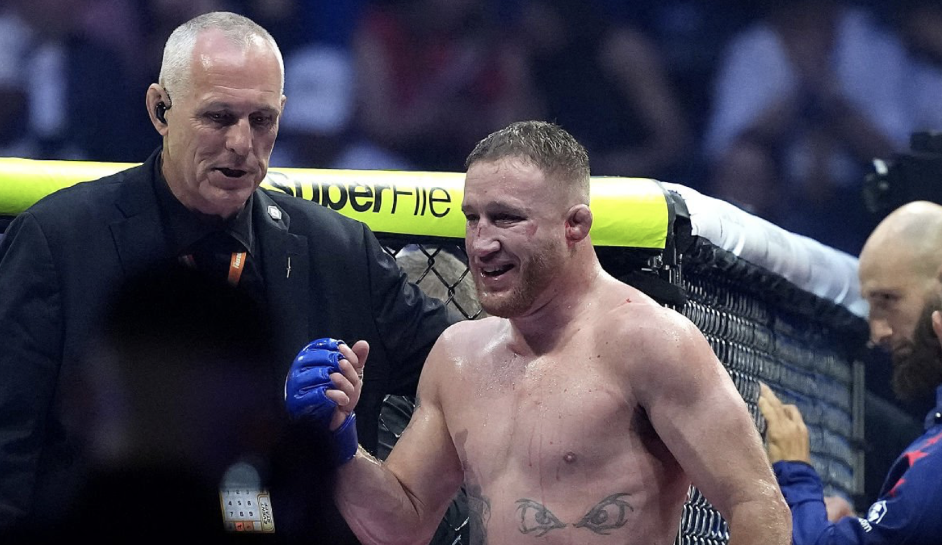 Гейтжи нанес Топурии первое поражение и стал чемпионом UFC