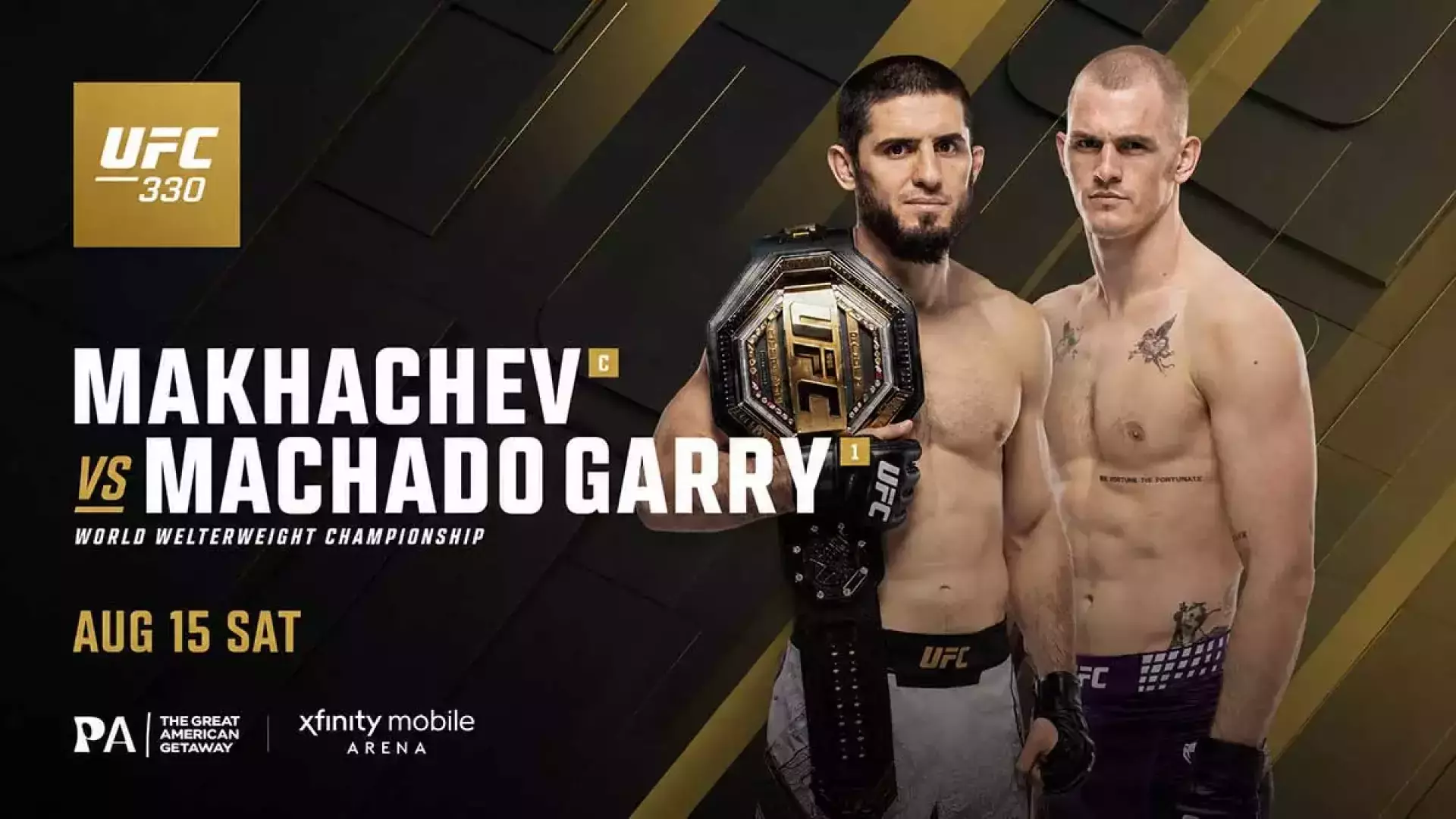 Махачев проведет первую защиту титула против Гэрри на UFC 330