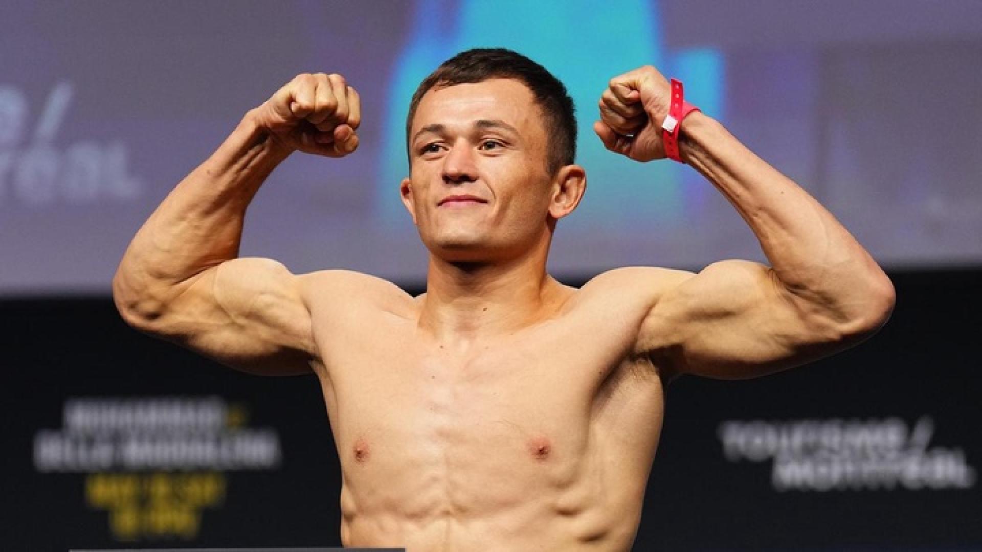 Бекзат Алмахан успешно завершил процедуру взвешивания перед UFC Fight Night 280