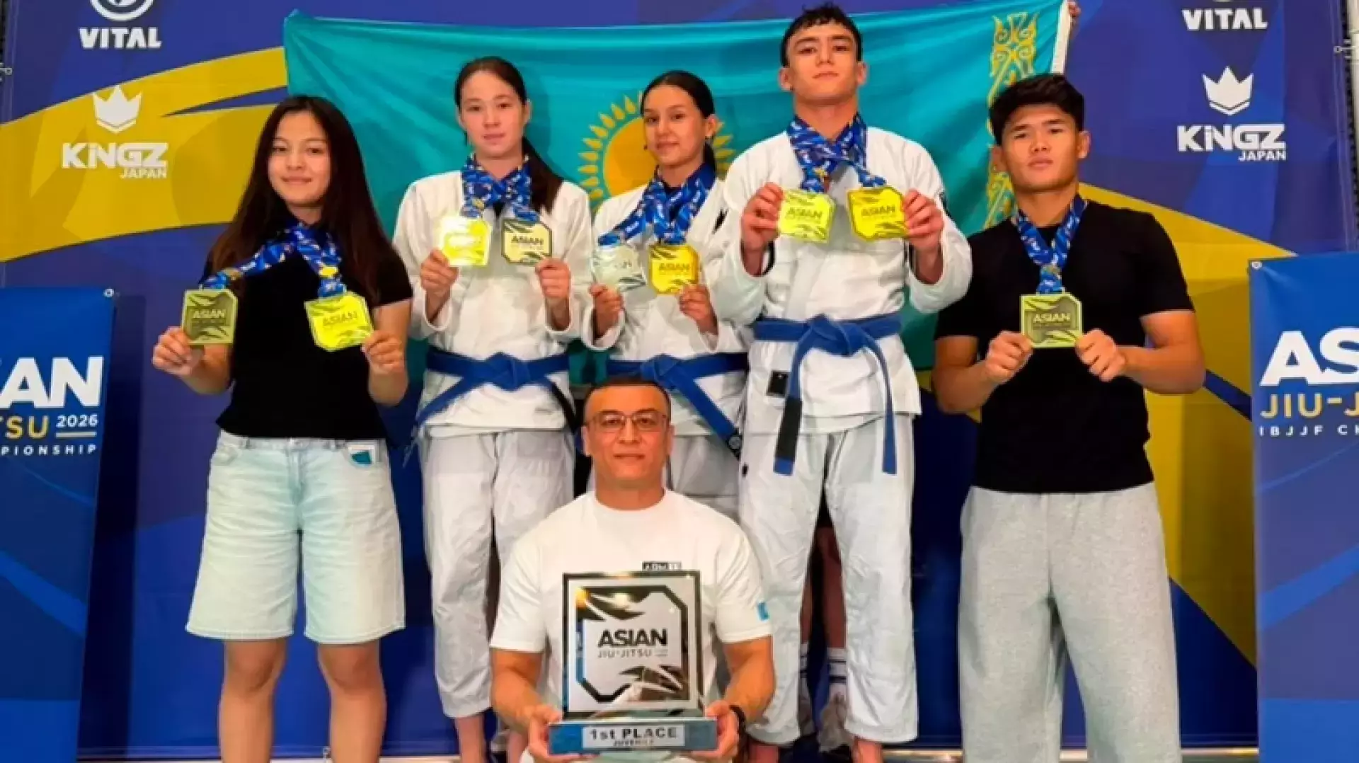 Казахстан впервые выиграл чемпионат Азии по джиу-джитсу
