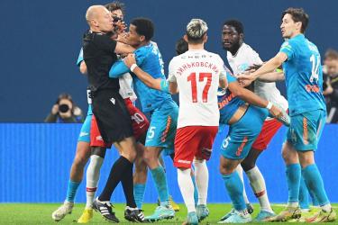 Потасовка с участием Алипа произошла в матче за Суперкубок России